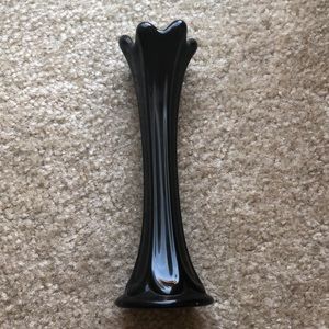 Vintage Glass Bud/Swung Vase 7.75" Beautiful 6 Finger